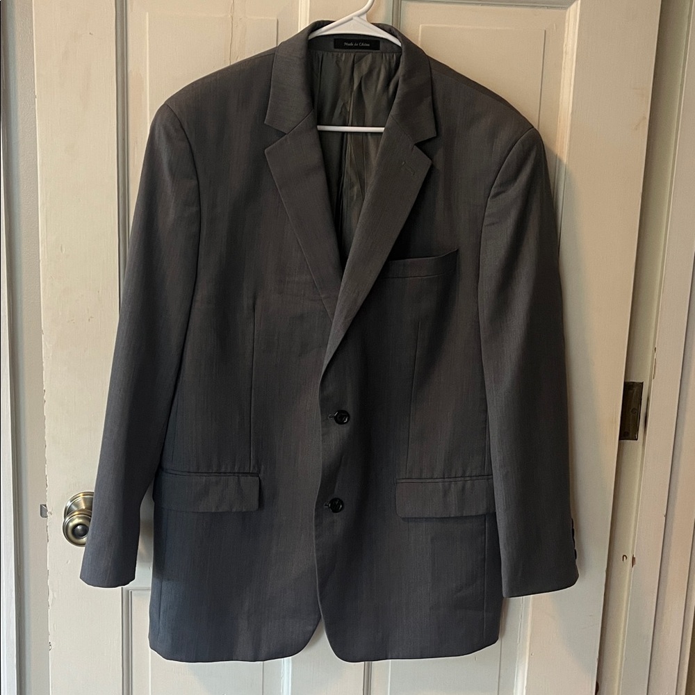 Michael Kors Suit Jacket Blazer Mens 42R Gray Sport Coat RN90736 100% Wool